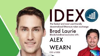 IDEX  Decentralized Smart Contract Exchange  Alex Wearn  Crypto Interview  BlockchainBrad  DEX [upl. by Hpejsoj267]