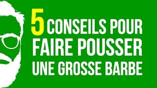 5 conseils pour faire pousser une belle et grosse barbe [upl. by Ojeillib]