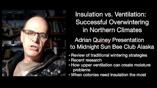 Ventilation vs Insulation  Wintering Strategies for Northern Beekeepers [upl. by Cristabel]