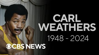 Carl Weathers who starred in quotRockyquot quotPredatorquot and more dies at 76 [upl. by Hoffarth]