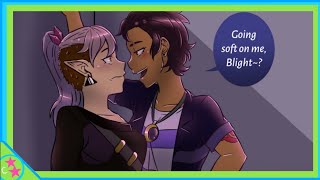 Luz amp Amitys Epic FlirtOff  The Owl House Comic Dub [upl. by Elleynod]