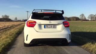 Mercedes Benz A45 AMG Performance Sound Launch Control [upl. by Arihsaj]