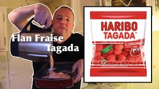 Recette du flan à la Fraise Tagada Haribo thermomix [upl. by Casabonne]