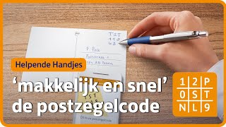 De postzegelcode versturen zonder fysieke postzegel  PostNL [upl. by Etnuad]