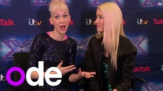 X Factor Blonde Electra talk being the first act voted off [upl. by Halueb803]