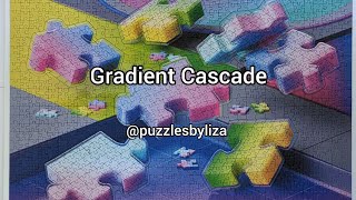 Ravensburger Gradient Cascade  Karen Puzzles  2023 1027 pieces No 174980 [upl. by Sidoney]