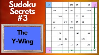 Sudoku Secrets No 3 The YWing shorts [upl. by Assenal]