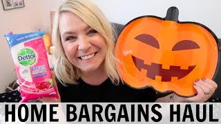 HOME BARGAINS AUTUMN HAUL Home amp Halloween [upl. by Mechelle]