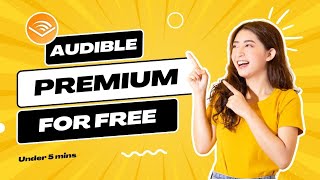 Get Audible Premium for FREE in 2024 🔥 [upl. by Maurreen]