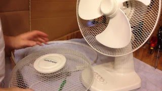 Service and Repair Windmere 12quot Oscillating Table Fan [upl. by Tarsus]