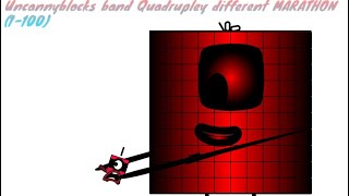 Uncannyblocks band Quadrupley different MARATHON 1100 [upl. by Madalena906]