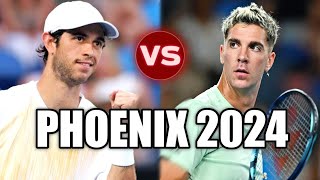 Thanasi Kokkinakis vs Nuno Borges PHOENIX 2024 Highlights [upl. by Lothair]