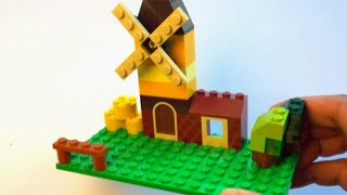 How to build a Lego Windmill  Lego Classic 10696 2015 [upl. by Canty663]