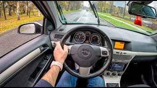 2008 Opel Astra H 19 CDTI ECOTEC 100HP 0100 POV Test Drive 1913 Joe Black [upl. by Balmuth]