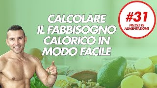 Calcolare Fabbisogno Calorico Giornaliero SENZA FORMULE [upl. by Moina]