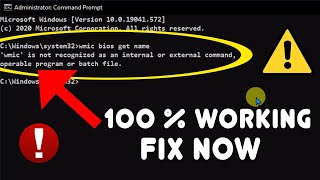 FIX wmic is not recognized as an internal or external command operable program or batch file [upl. by Charlene785]