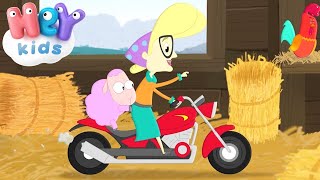 Meine Oma fährt im Hühnerstall Motorrad  Kinderlieder TV [upl. by Auqinal]