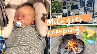 Milo’s Morning While Camping In An RV  Reborn Baby Roleplay [upl. by Ennovoj]