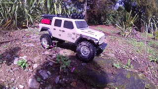 Axial SCX24 Gladiator lake crawling [upl. by Gavin]