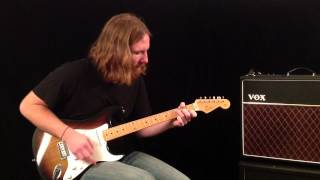 Fender 1954 50th Anniversary Masterbuilt Custom Shop Stratocaster Demo  MusicStoreLivecom [upl. by Elorac]