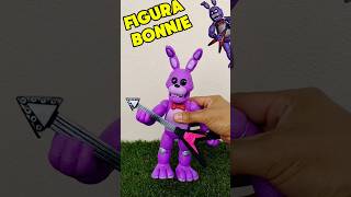 FIGURA BONNIE FIVE NIGHTS AT FREDDYS JUGUETES REVIEW Shorts plastilina [upl. by Ayram859]