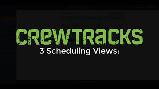 Scheduling on CrewTracks [upl. by Bergmann]