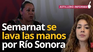 Semarnat argumenta no tener competencia para mitigar daños ambientales de Grupo México Cynthia Arco [upl. by Sarchet]