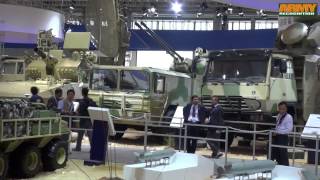 China Norinco wide range hightech military equipment combat vehicles AirShow China 2014 [upl. by Aoniak]