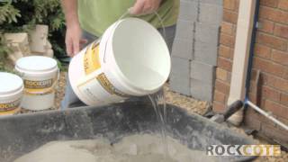 Rendering Brick Walls with Rockcotes Home Improvement Range [upl. by Valle]