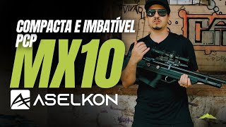 Review e Teste da Carabina PCP MX10S Synthetic Regulated 55mm  Aselkon [upl. by Retrac120]