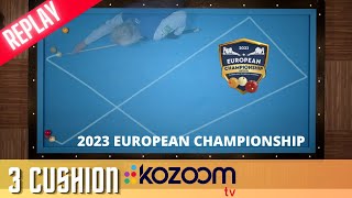 3Cushion European Championship 2023  Dani SANCHEZ vs Marco ZANETTI [upl. by Bree592]