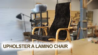 How to upholster a Lamino lounge chair klä om lamino [upl. by Orva]