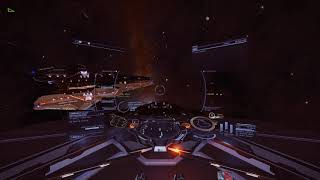 Elite Dangerous – Farragut Battle Cruiser Massive Frame Shift Surge [upl. by Anitnatsnoc]