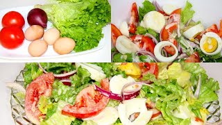 La Salade la plus délicieuse facile et rapideRecette minceur quoi manger pour vite Maigrir Diète [upl. by Ahen]