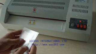 ASC Laminating Machine operating methodwmv [upl. by Florie]