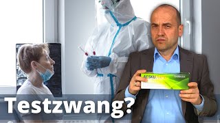 Coronatest  Wie freiwillig muss Freiwilligkeit sein [upl. by Magee]