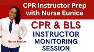 ❤️ CPR and BLS Instructor Teaching Demo  CPR Instructor Prep [upl. by Nebur]