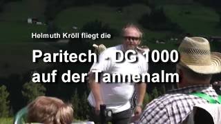 DG1000 von Paritech auf der Tannenalm [upl. by Mushro622]