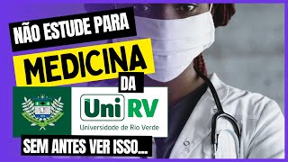 Vestibular de Medicina da UniRV Entenda como é a prova [upl. by Mackoff]