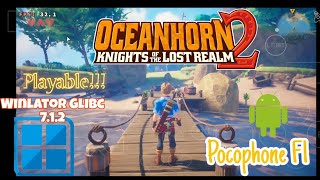 Oceanhorn 2  Knights Of The Lost Realm Windows Winlator Glibc 712 Android  Pocophone F1 [upl. by Conover]