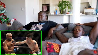 ISRAEL ADESANYA REACCIONA SOBRE LA BRUTAL VICTORIA DE BRANDON MORENO UFC 283 [upl. by Sydalg]