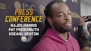 Najee Harris amp Pat Freiermuth on the offense Keeanu Benton on the defense  Pittsburgh Steelers [upl. by Janetta]