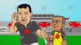 Charge Romário Milésimo FAKE gol [upl. by Amahs68]