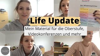 Life Update  Digitale Zeugniskonferenzen Material für die Oberstufe was soll ich euch zeigen [upl. by Phene]