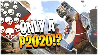 ONLY USING A P2020 THE ENTIRE GAME INSANE Apex Legends PS4 [upl. by Florri]