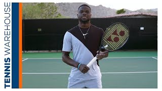 Yonex  Frances Tiafoe at Tennis Warehouse [upl. by Sundstrom]