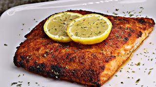 CRISPY Oven Baked Salmon Recipe [upl. by Nerwal]