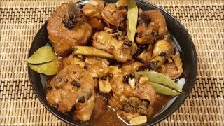 ADOBONG MANOK Authentic Version  Filipino food [upl. by Kerwin]