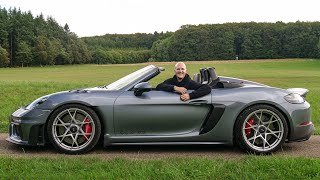 Driving The NEW Porsche 718 Spyder RS [upl. by Acinnor]