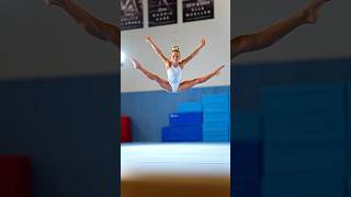 Gymnast Paisley was a blast to work with paisleygymnast gymnastics slowmotion [upl. by Ishmael251]